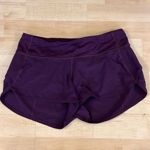 Lulu lemon speed up low rise lined short, 2.5 inch